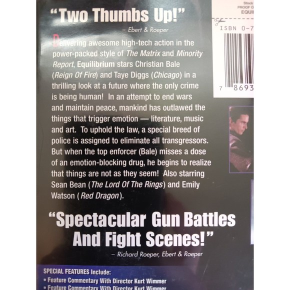 Equilibrium DVD - Picture 3 of 3